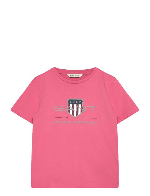 Archive Shield Ss T-Shirt GANT Pink