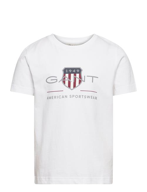 Archive Shield Ss T-Shirt GANT White