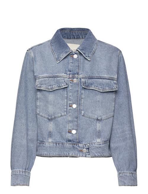 Cropped Denim Jacket GANT Blue