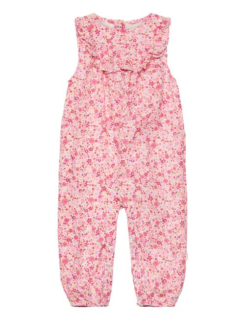 Suit Aop W. Lining Minymo Pink