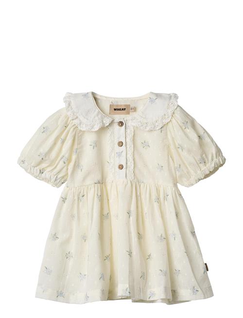 Dress S/S Adele Wheat White