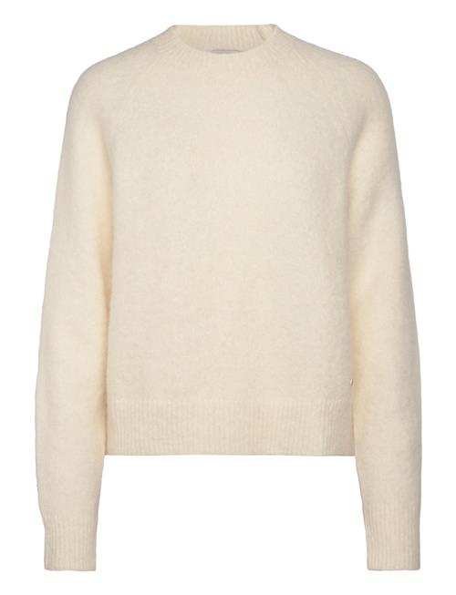 Alpaca Blend Relaxed Sweater Calvin Klein Cream