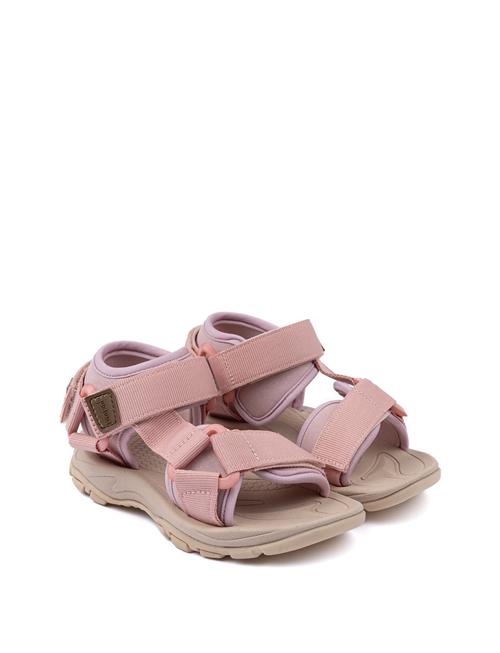 Trecking Sandal Velcro Pom Pom Pink