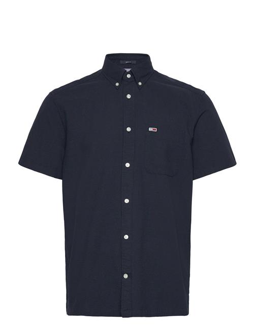 Tjm Reg Seersucker Ss Shirt Tommy Jeans Navy