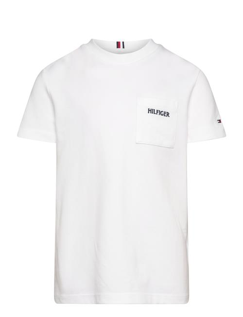Hilfiger Emb Reg Pique Tee Ss Tommy Hilfiger White