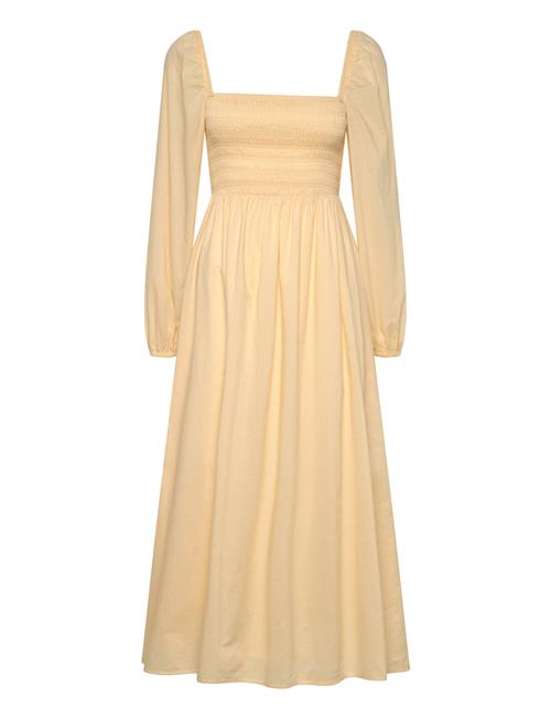 Tjw Cotton Voile Midi Dress Ext Tommy Jeans Yellow
