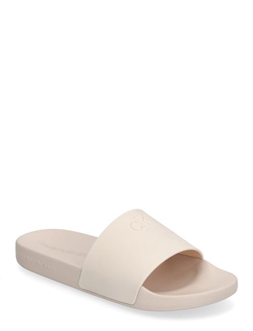 Slide Monogram Tpu Calvin Klein Beige