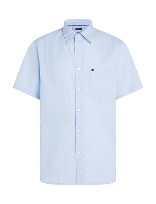 Flex Poplin Solid S/S Shirt Tommy Hilfiger Blue