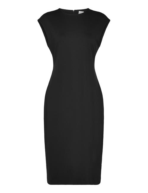 Ponte Straight Shift Dress Calvin Klein Black