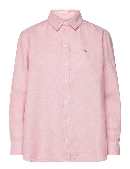 Tjw Rlx Linen Shirt Tommy Jeans Pink