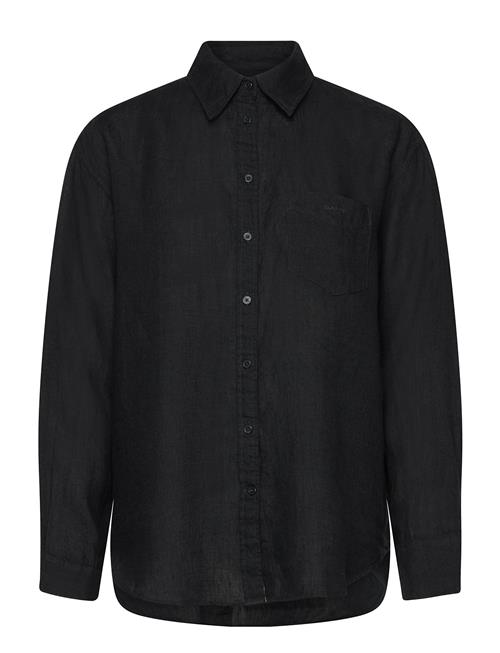 Rel Linen Shirt GANT Black