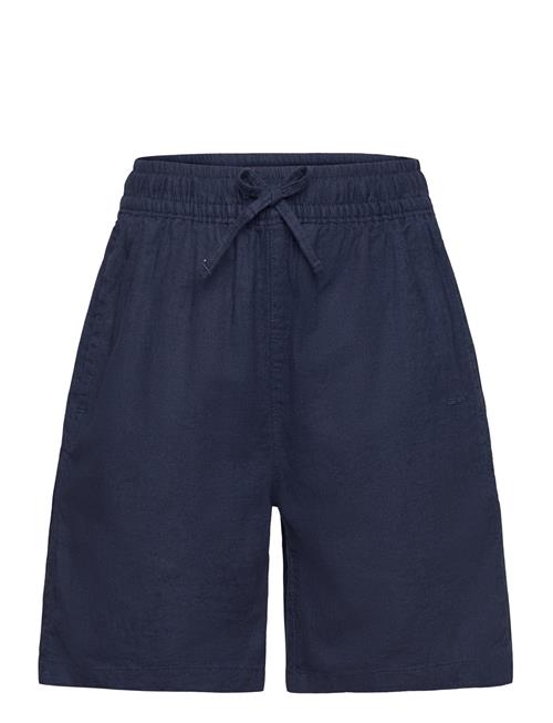 Cotton Linen Shorts GANT Navy