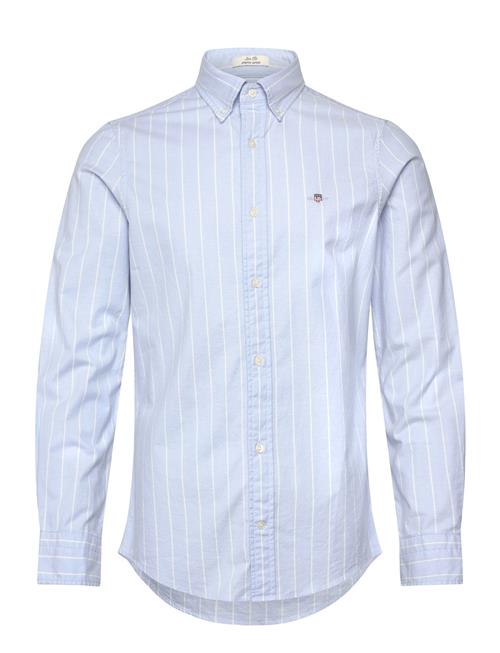 Slim Oxford Stretch Stripe Shirt GANT Blue