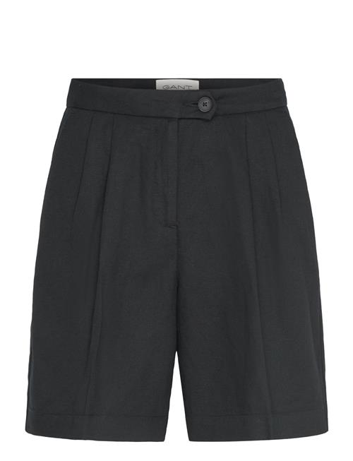 Tailored Linen Shorts GANT Black