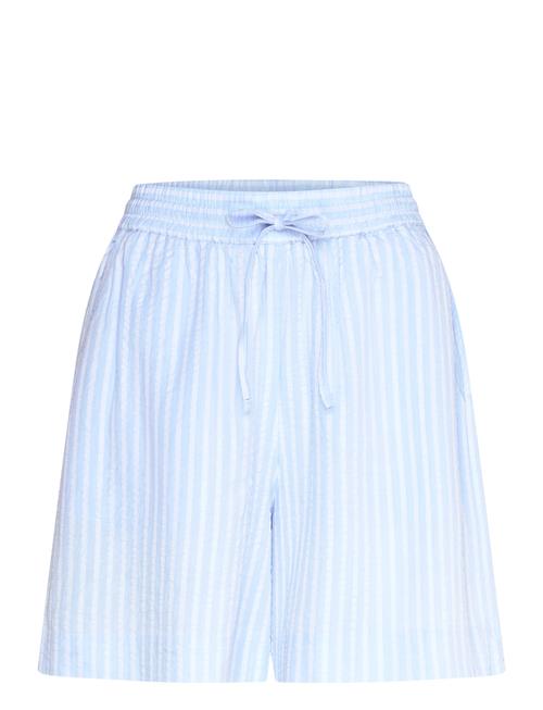 Tonal Striped Seersucker Shorts GANT Blue