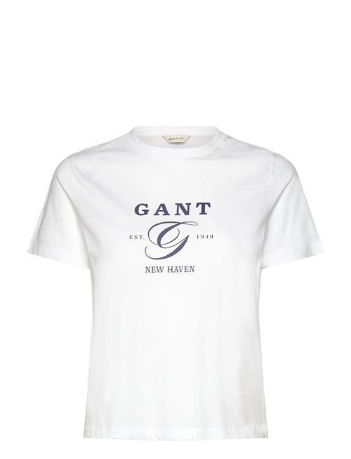 Reg Graphic Ss T-Shirt GANT White
