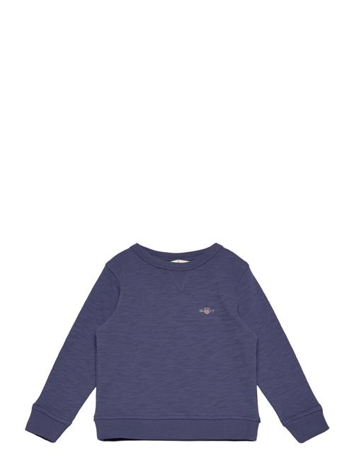 Shield Cotton Slub C-Neck GANT Navy