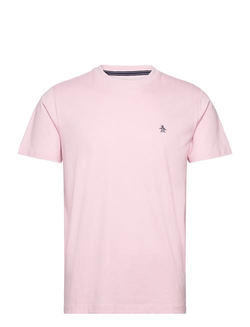 S/S Embroidered Logo Original Penguin Pink