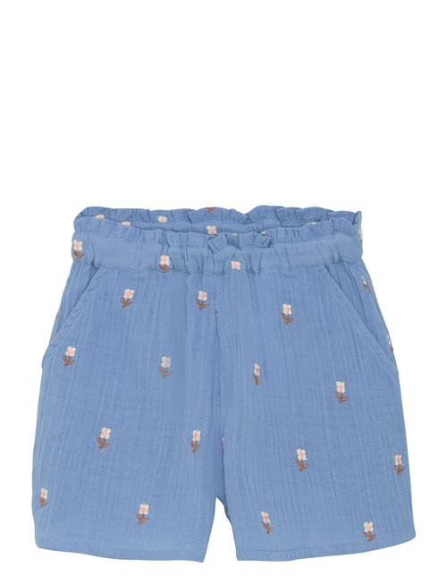 Shorts Embroidery Muslin En Fant Blue