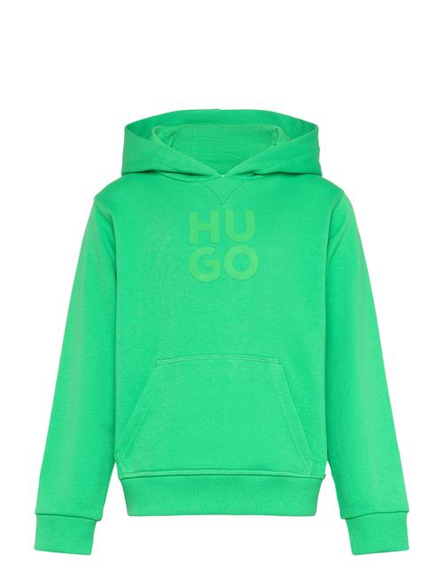 Hooded Sweatshirt Hugo Kids Green