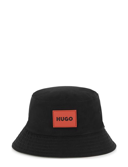 Reversible Bucket Hat Hugo Kids Black