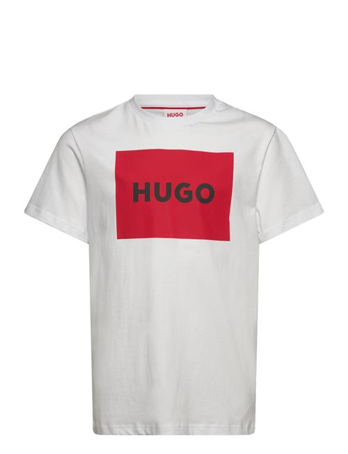 Short Sleeves Tee-Shirt Hugo Kids White