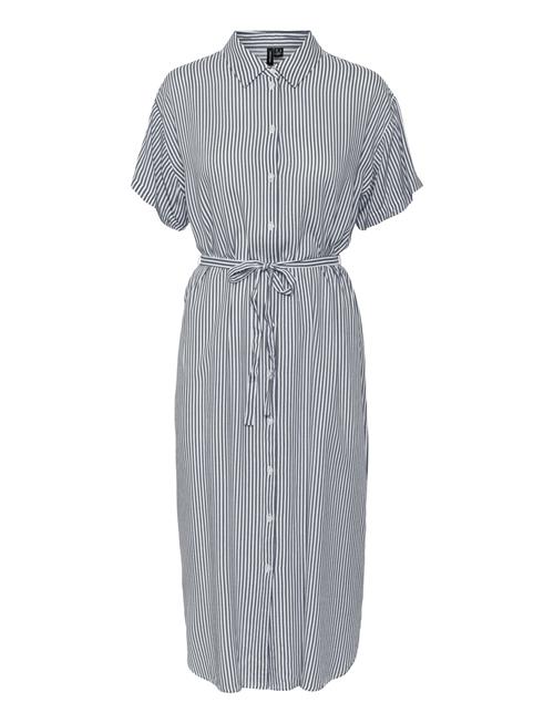 Vmmbumpy Ss Calf Shirt Dress Wvn Ga Vero Moda Maternity Grey