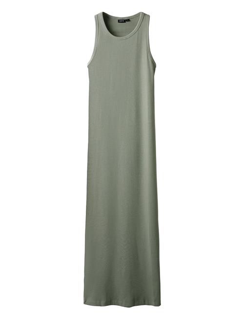 Nlfhinaja Sl Long Solid Tank Dress LMTD Green