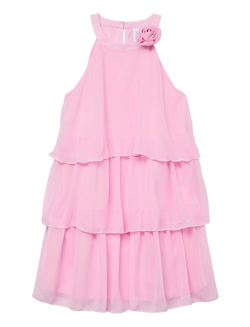 Vmfelicia Sl Ruffle Short Dress Wvn Girl Vero Moda Girl Pink