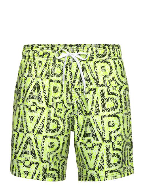 Puma Swim Men Printed Mid Shorts 1P Puma Swim Green