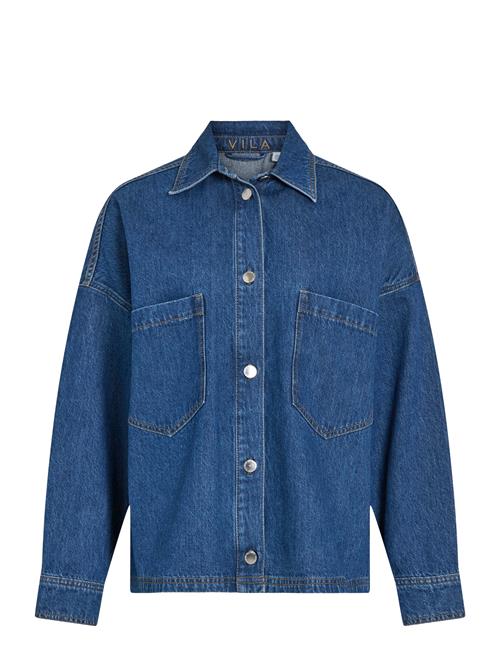 Vicreek L/S Denim Shirt Vila Blue