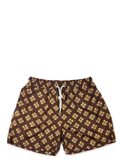 Floral Swim Shorts Portia 1924 Brown
