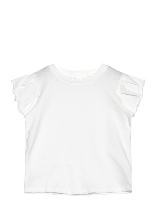 Short-Sleeved Cotton T-Shirt Mango White