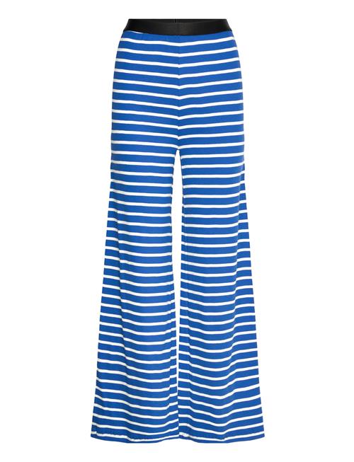 2X2 Cotton Stripe Velon Pants Mads Nørgaard Blue