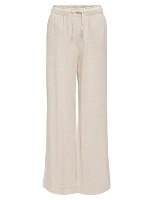 Kogsiesta Pull-Up Linen Blend Pnt Noos Kids Only Cream