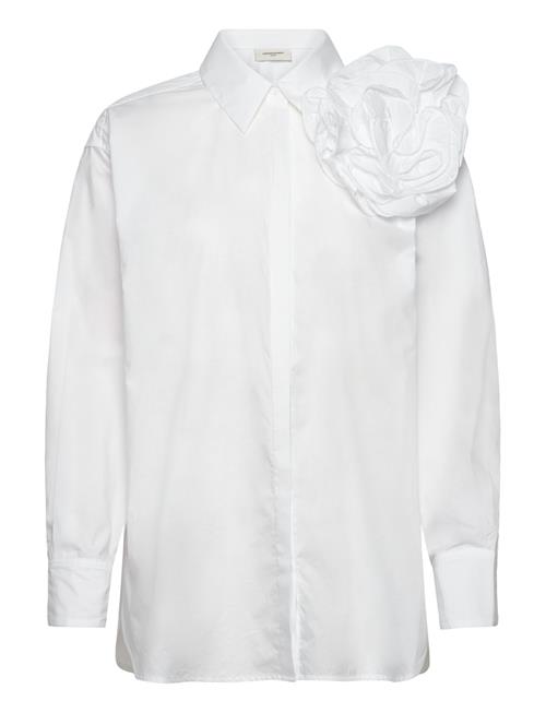 Cmpoplin-Shirt Is A Loose Shirt In A Premium Material Of 100 Cotton With A Sewn Copenhagen Muse White