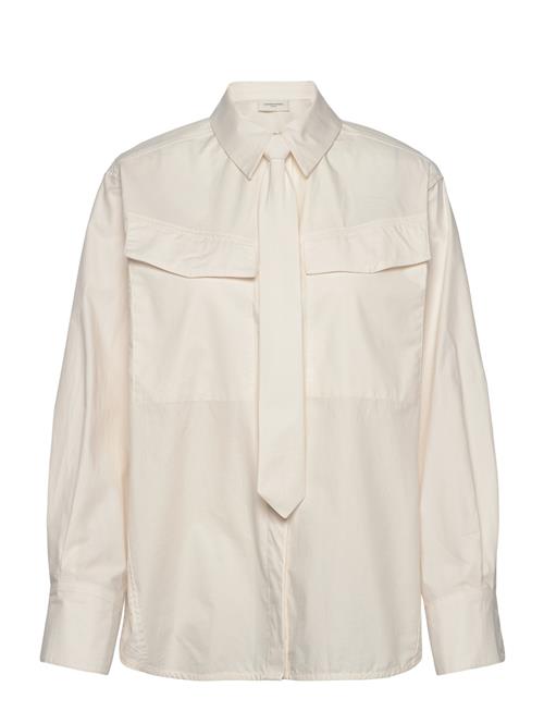 Cmshirley-Shirt Is A Shirt In A Premium Material With A Concealed Front Button F Copenhagen Muse Cream