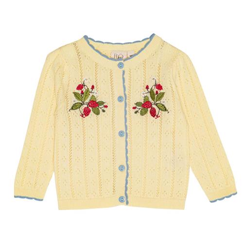 Flöss Dream Cardigan Soft Yellow | Gul | 122 cm