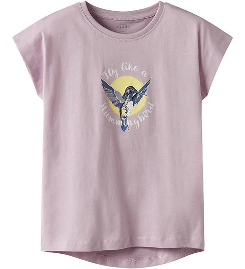 Name It T-shirt - NkfVigea - Winsome Orchid/Big Hummingbird