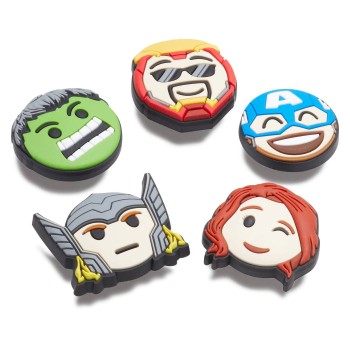 Crocs 5P Jibbitz Avengers Emojis Flerfarvet One Size Barn