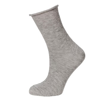 Trofé Trofe Cotton Solid Sock Strømper Grå Strl 37/41 Dame