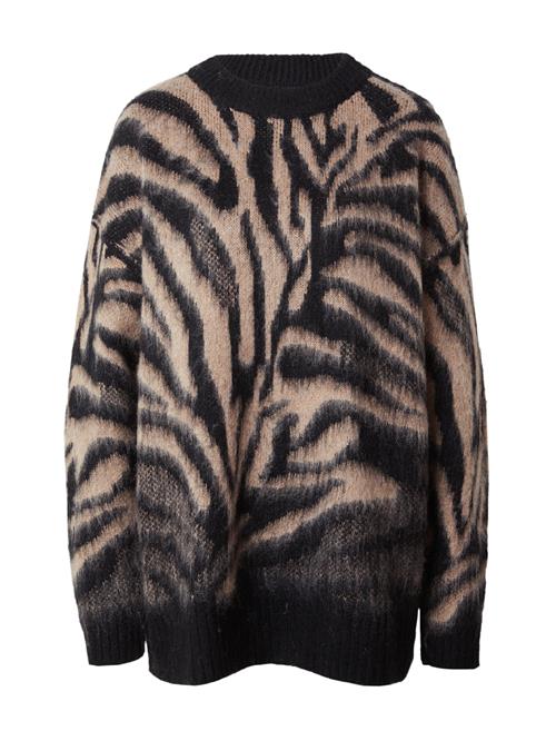 Se TOPSHOP Pullover  mørkebeige / sort ved About You