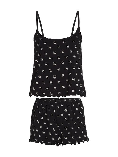 Karl Lagerfeld Shorty  sort / hvid