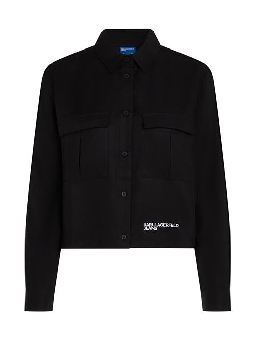 KARL LAGERFELD JEANS Bluse  sort