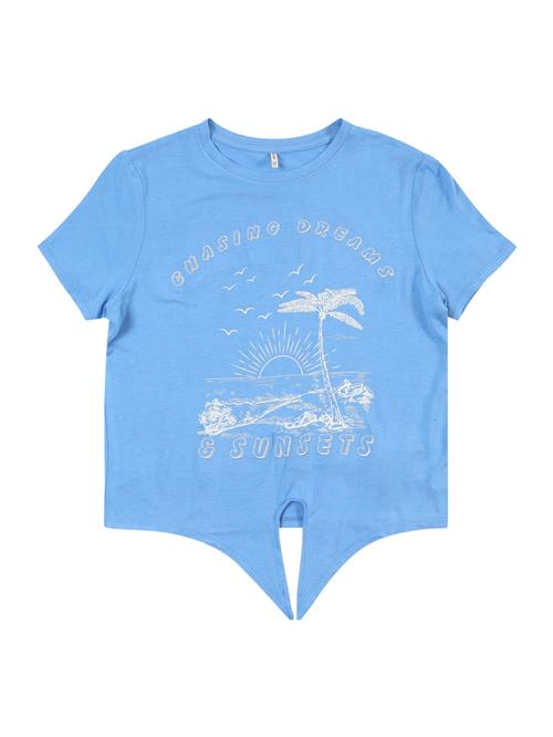 ONLY GIRLS Bluser & t-shirts 'KOGRITA'  royalblå / hvid