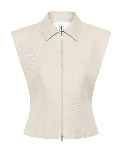 KAREN BY SIMONSEN Vest 'Via'  beige-meleret