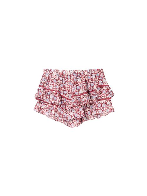 Bershka Nederdel  dueblå / magenta / hvid
