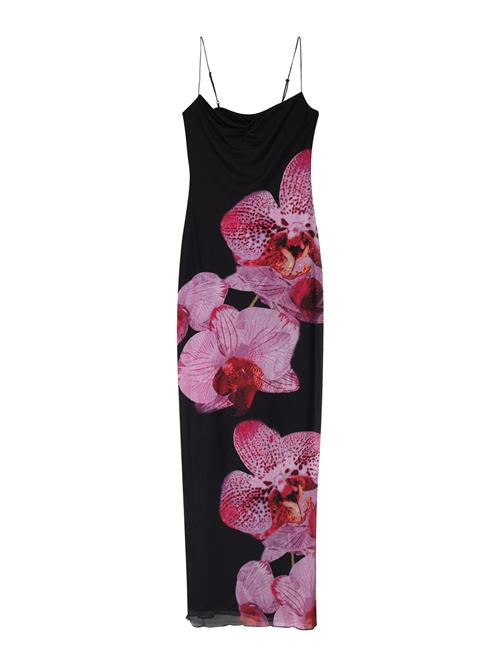 Bershka Kjole  lys pink / mørk pink / sort