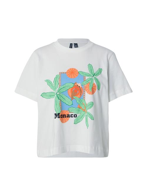 VERO MODA Shirts 'VMBETA METTE'  lyseblå / lime / orange / hvid