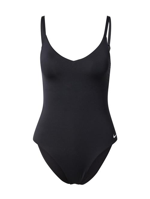 Nike Swim Sportsbadedragt  sort / hvid